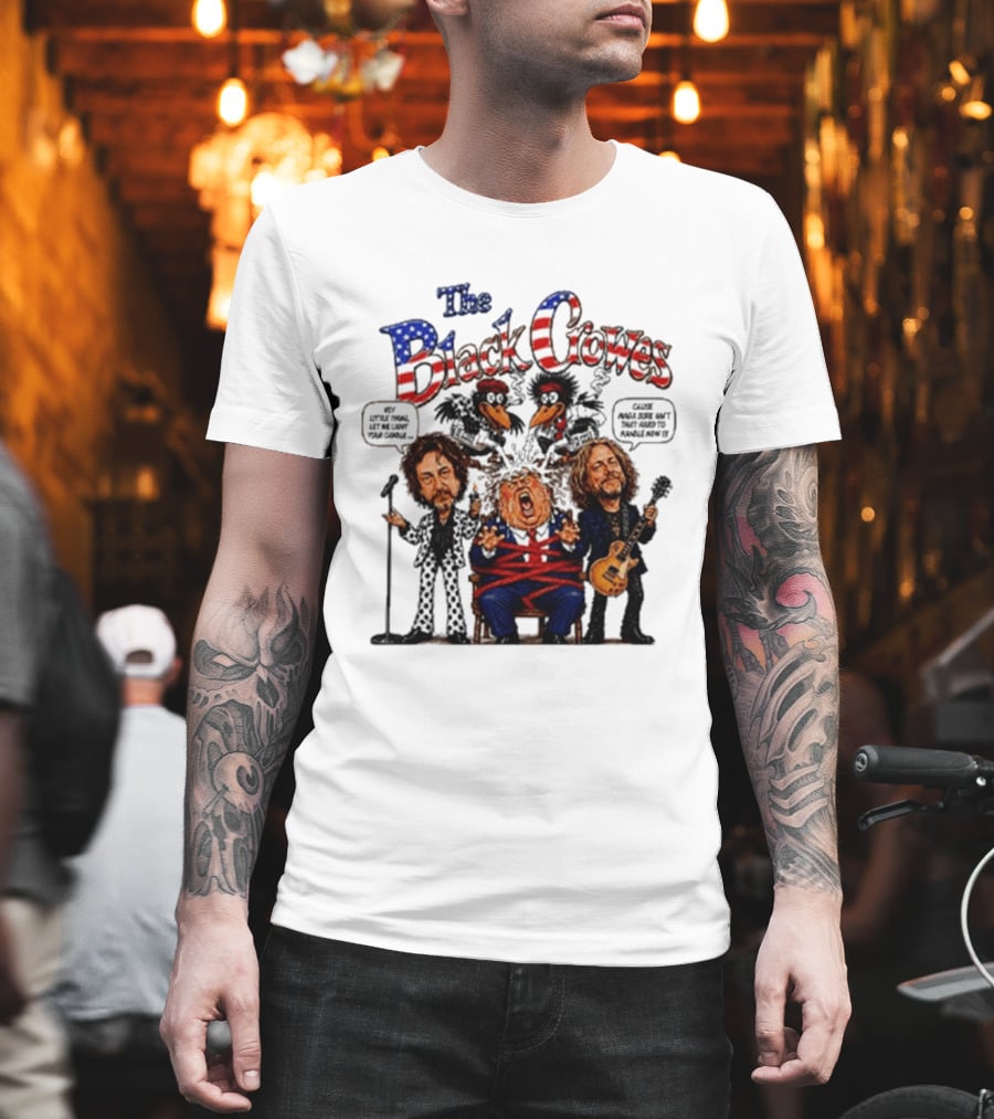 The Black Crowes Dump On Trump Political Commentary Band T-Shirt
