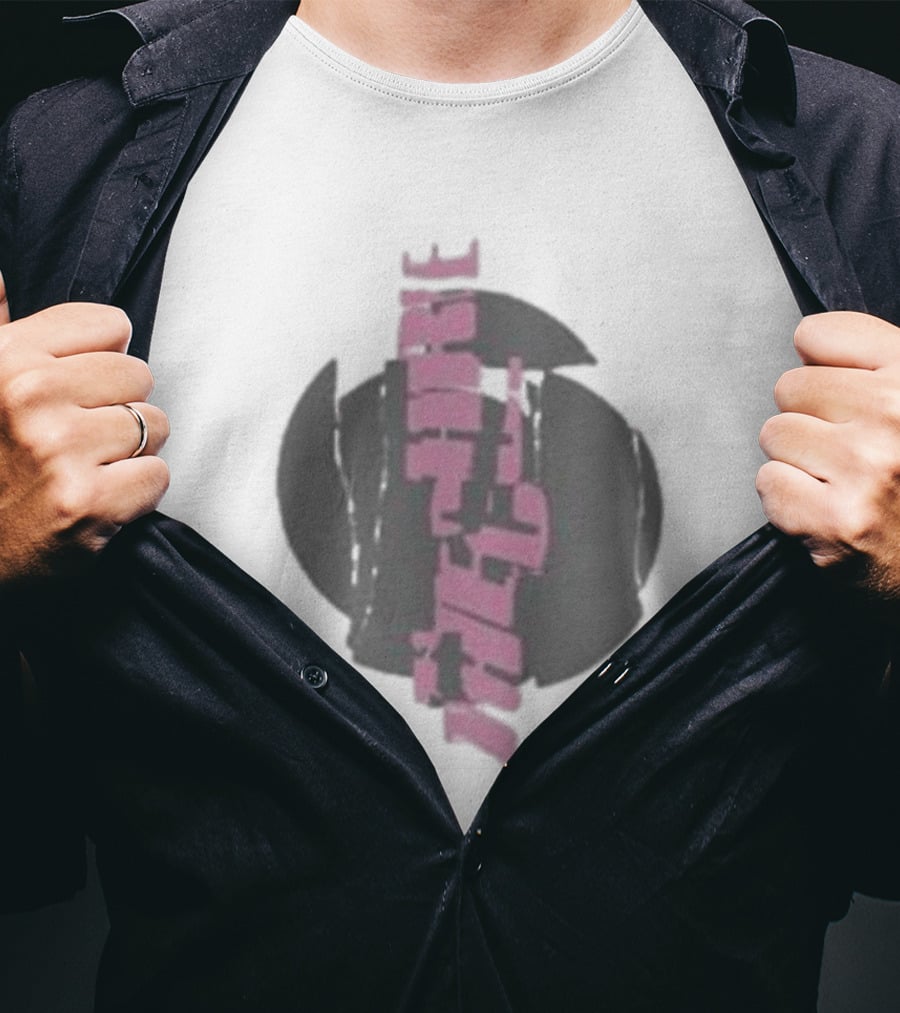 The Cure Vertical Festival Summer 2026 Black And Pink T-Shirt