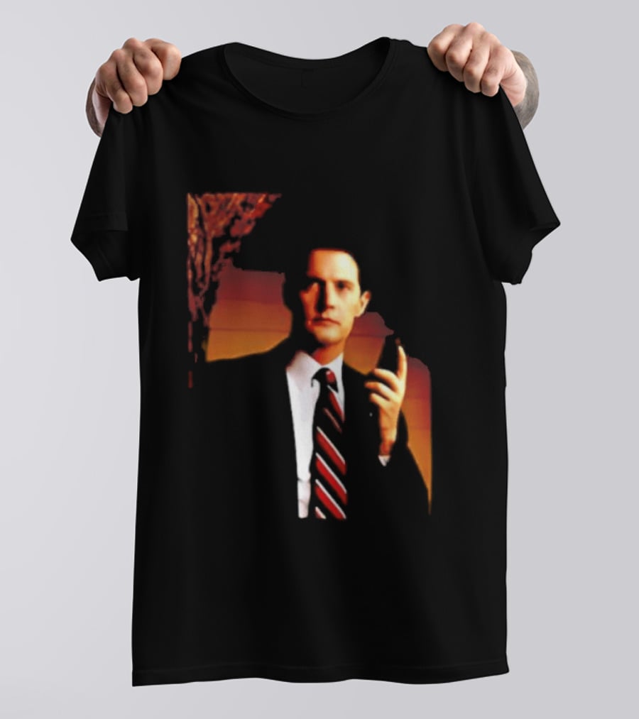 Dale Cooper Twin Peaks Iconic Red Room Aesthetic T-Shirt