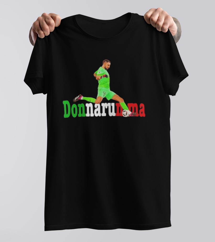 Donnarumma Italian Goalkeeper Action Pose Football Soccer T-Shirt