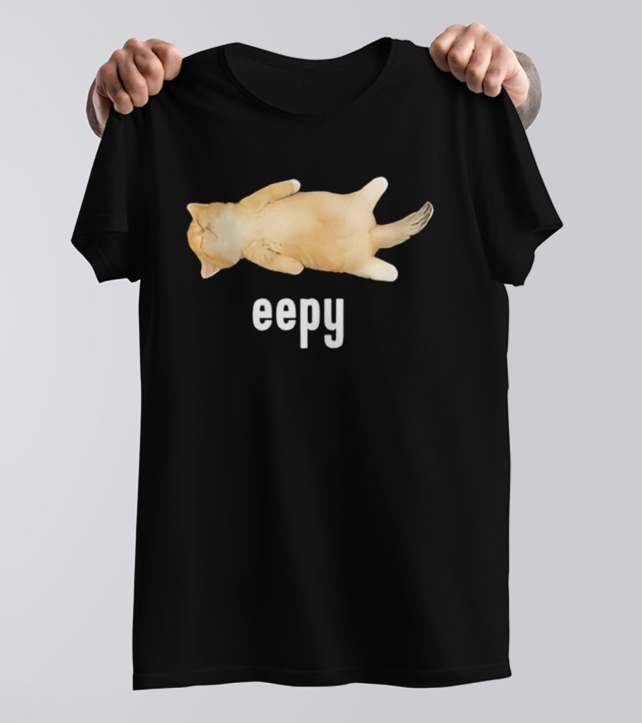 Eepy Sleeping Orange Kitten Cat Meme T-Shirt