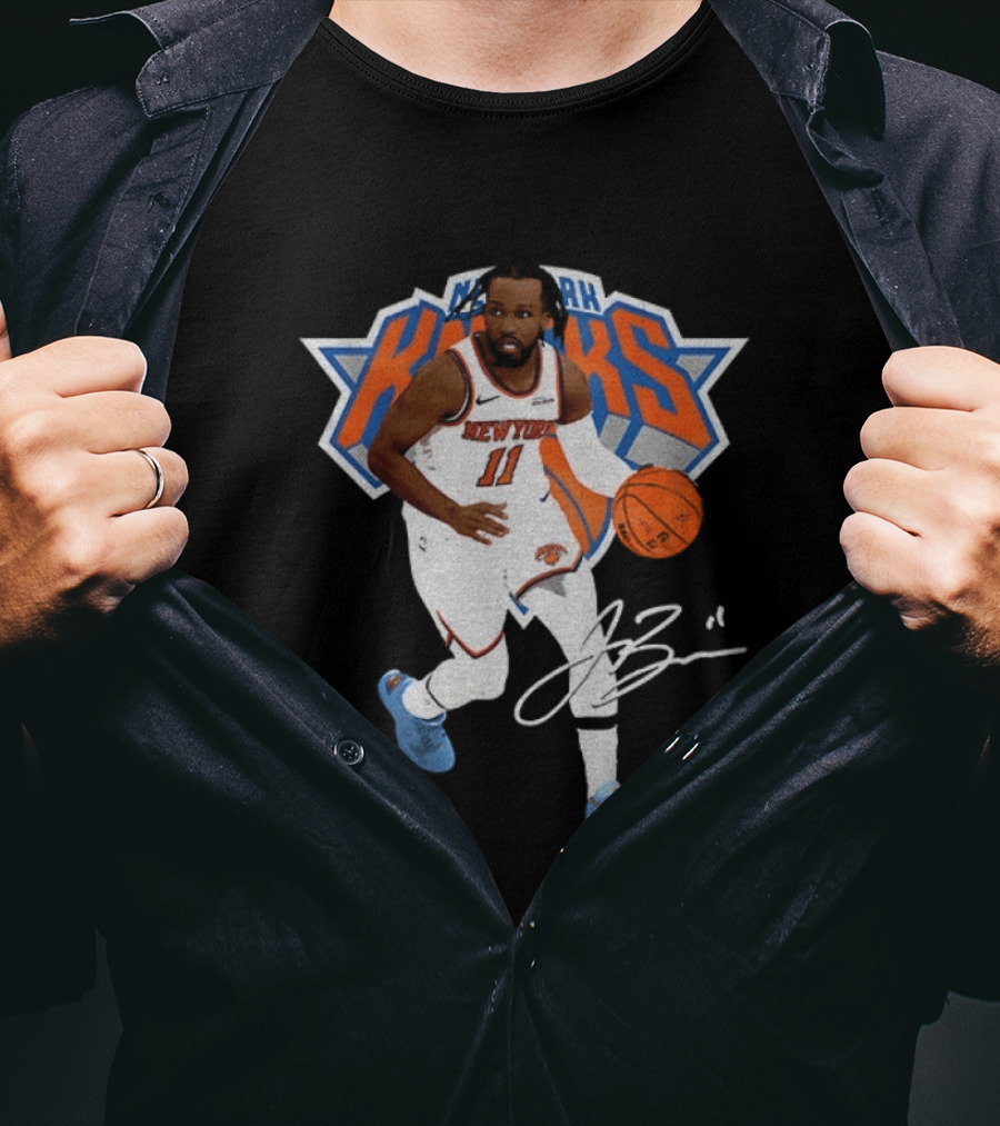 Jalen Brunson Dunk New York Knicks Basketball NBA T-Shirt