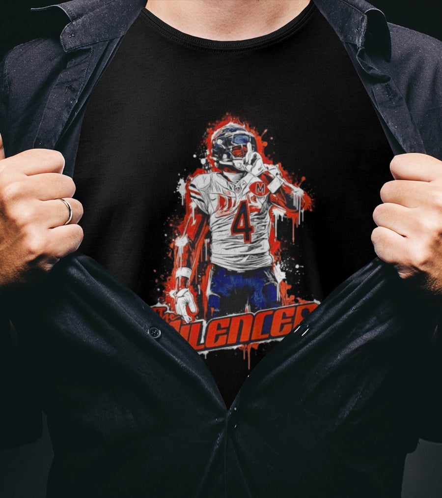 The Silencer D'Andre Swift Chicago Bears Football 2026 Official Merchandise T-Shirt