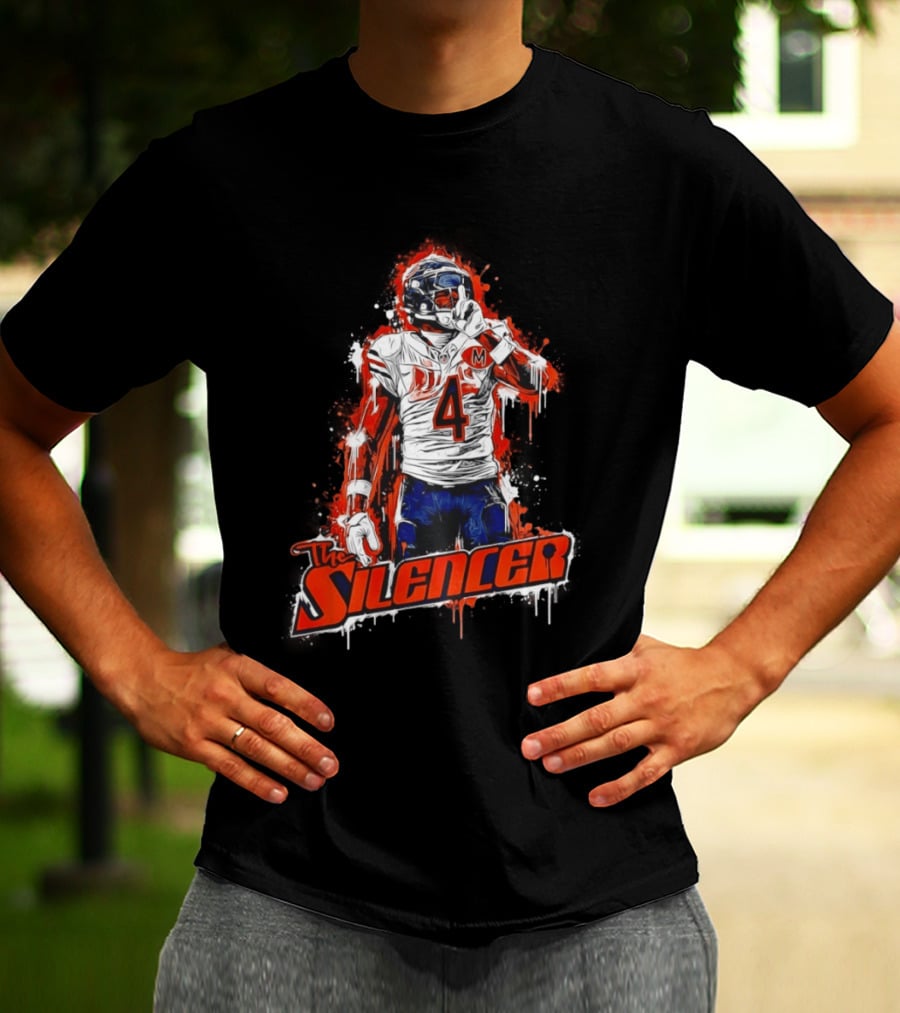 The Silencer D'Andre Swift Chicago Bears Football 2026 Official Merchandise T-Shirt