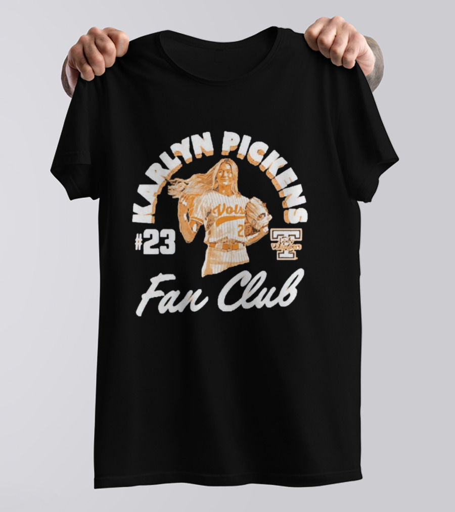 Karlyn Pickens #23 Tennessee Lady Vols Fan Club T-Shirt