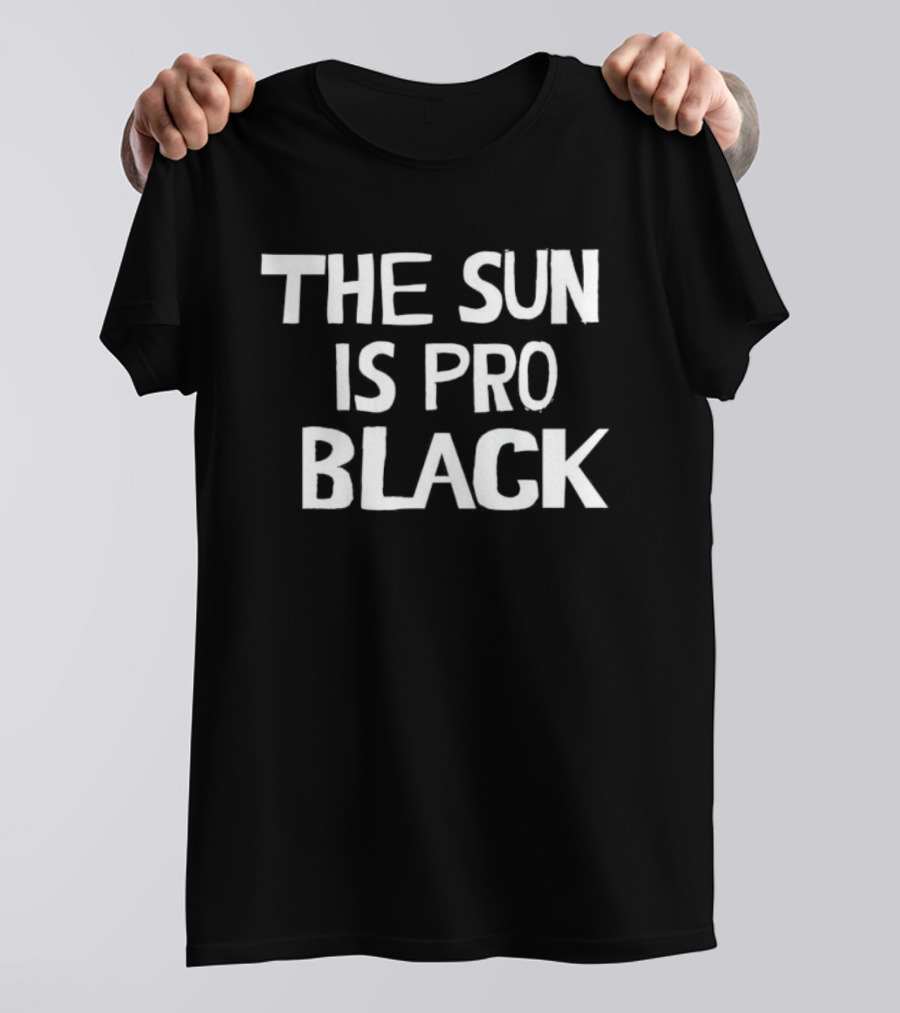 The Sun Is Pro Black T-Shirt