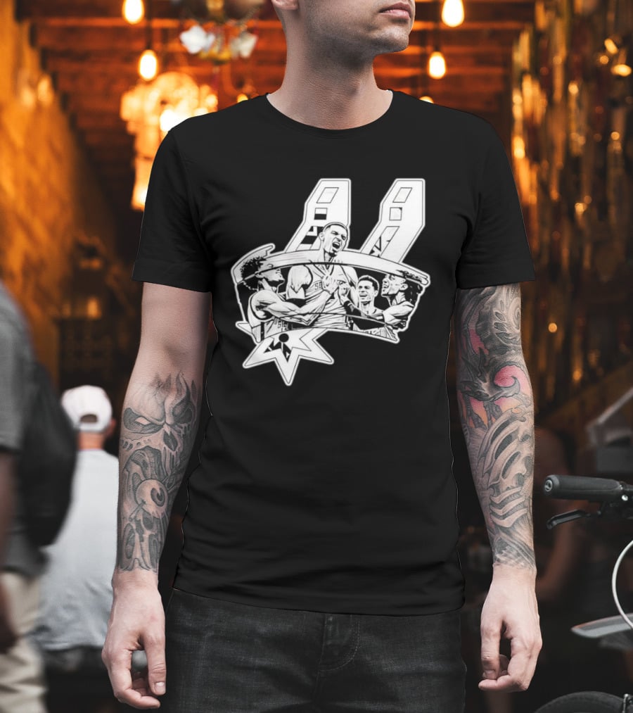 Victor Wembanyama San Antonio Spurs Basketball Players NBA Team Celebration T-Shirt