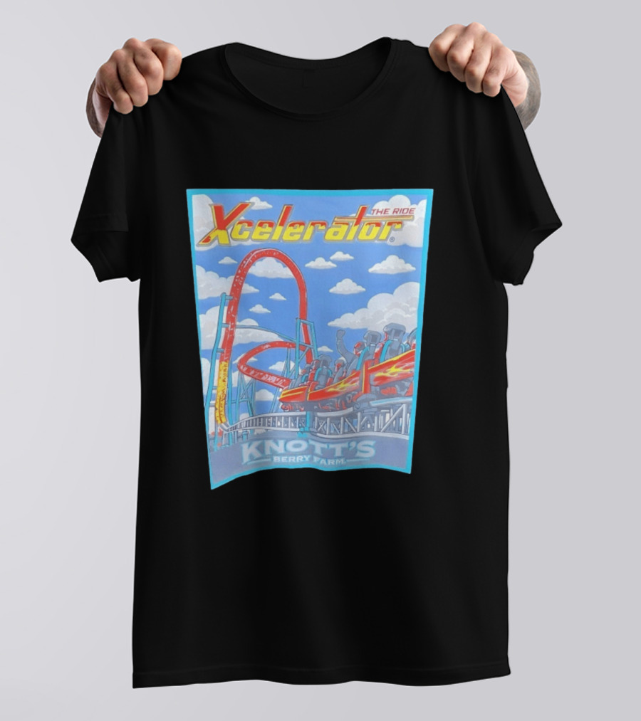 Knott's Berry Farm Xcelerator The Ride Roller Adventure T-Shirt