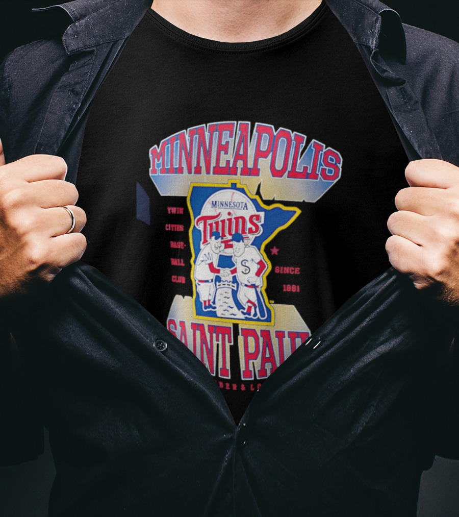 Minneapolis Minnesota Twins Saint Paul Baseball Team T-Shirt