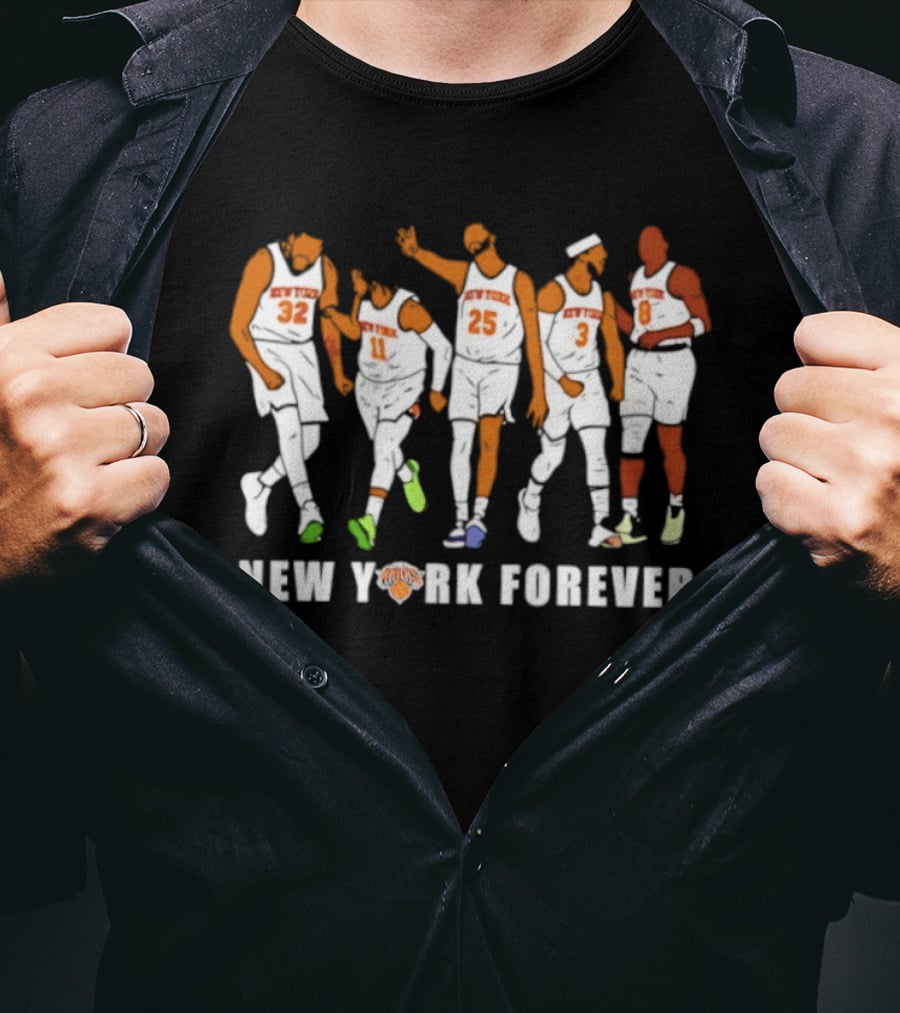 New York Forever Knicks KAT Brunson Mikal Hart OG Dance T-Shirt