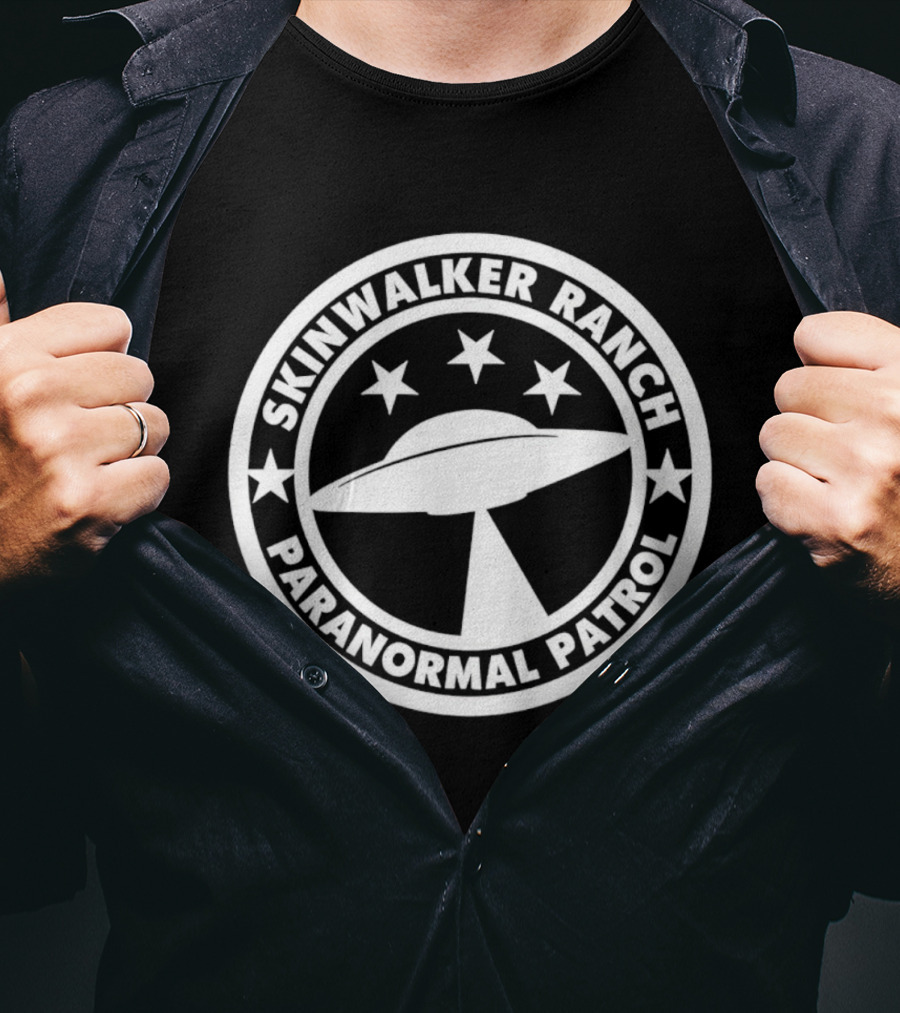 Skinwalker Ranch UFO Paranormal Patrol T-Shirt