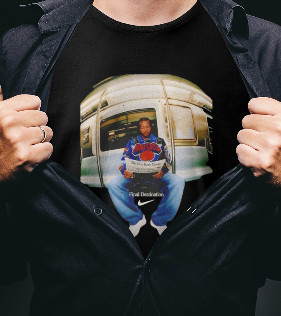 Jalen Brunson New York Knicks Final Destination Nike Edition T-Shirt