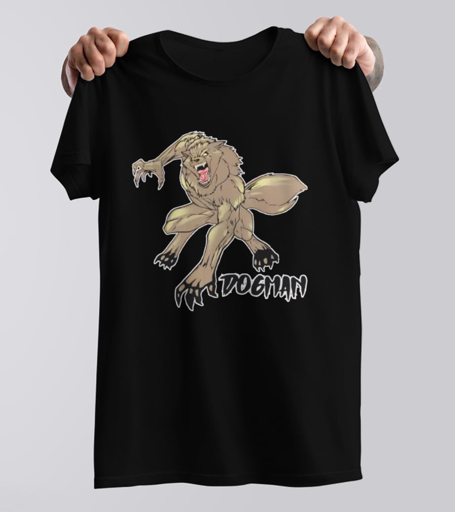Dogman Muscular Werewolf Creature T-Shirt