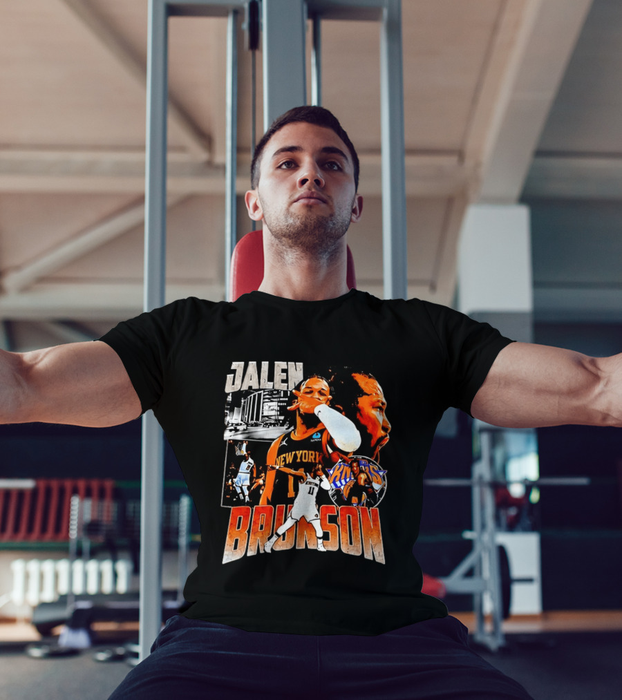 Jalen Brunson New York Knicks Basketball Collage Knicks T-Shirt