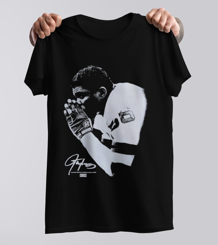 Kith National Football League Lawrence Taylor Praying Hands Signature Edition T-Shirt