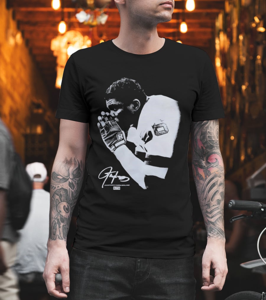 Kith National Football League Lawrence Taylor Praying Hands Signature Edition T-Shirt