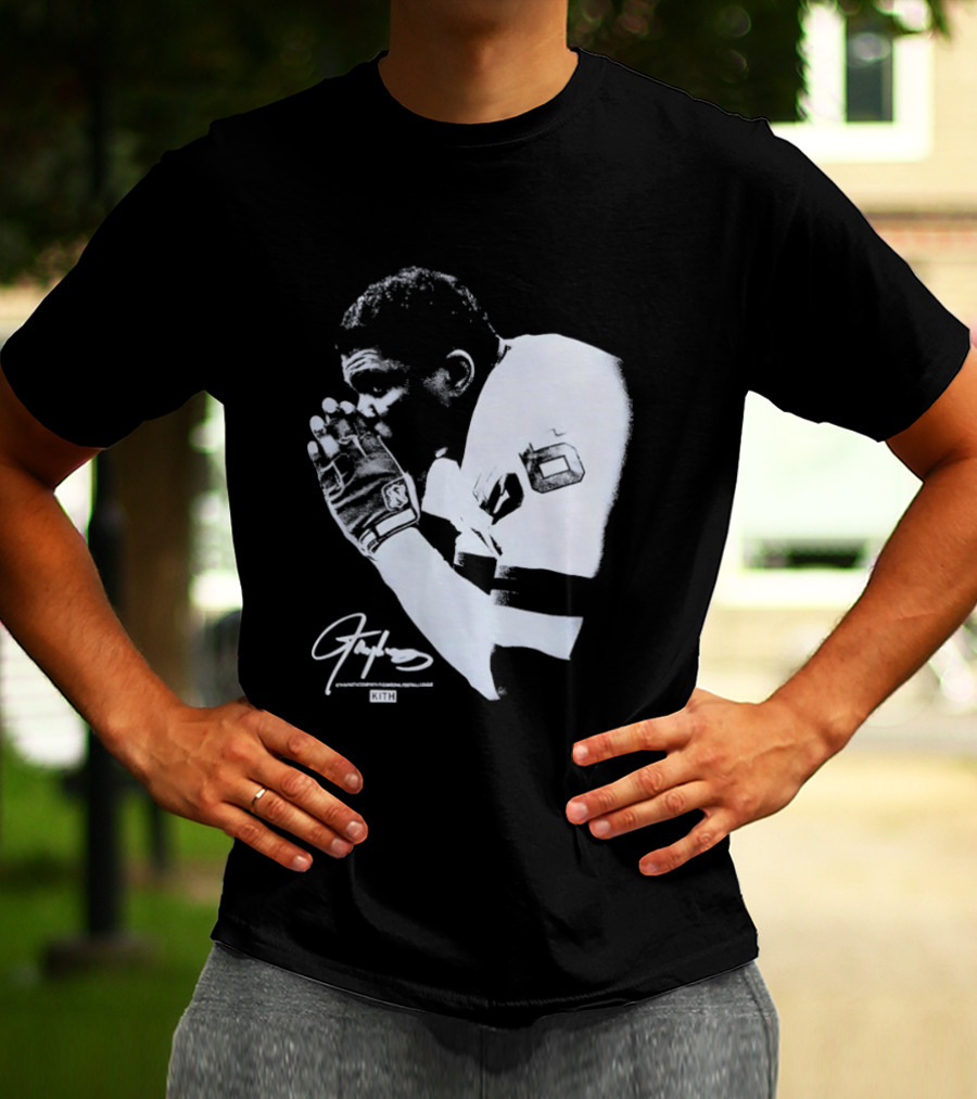 Kith National Football League Lawrence Taylor Praying Hands Signature Edition T-Shirt