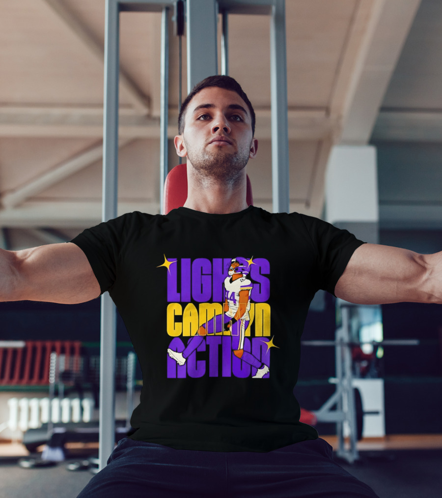 Lights Camryn Action Minnesota Vikings Player 14 T-Shirt