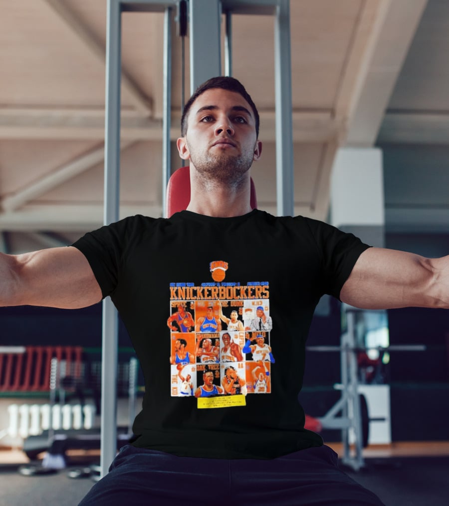 New York Knicks Knickerbockers Basketball Legends Spree Melo Run MSG Series T-Shirt