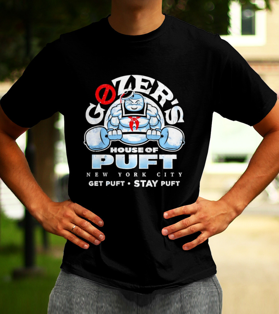 Gozer's House Of Puft New York City Muscular Stay Puft Get Puft Stay Puft T-Shirt