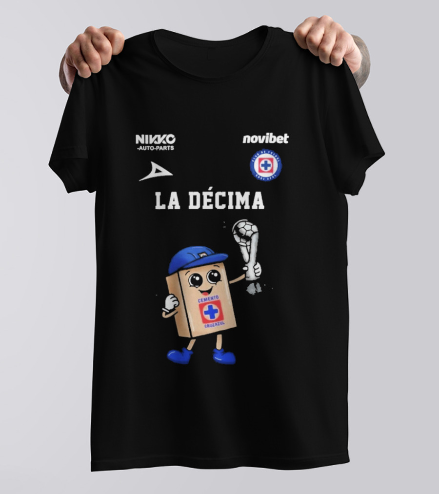 Cruz Azul Campeon Liga MX La Decima Cemento Cruz Azul 2026 T-Shirt