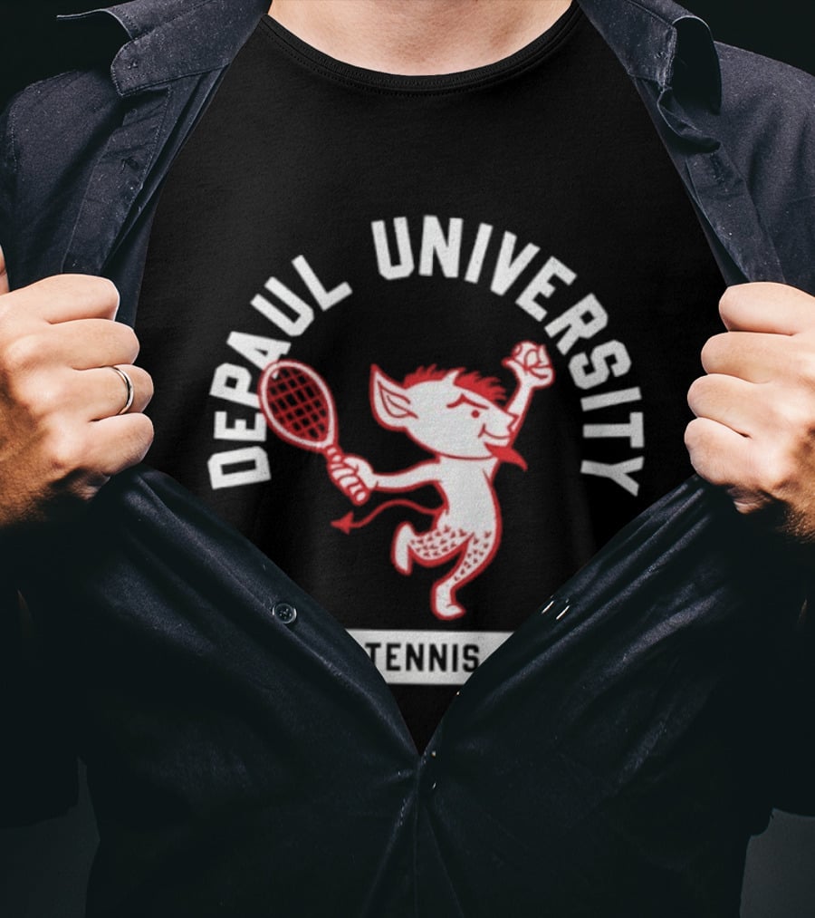 DePaul University Blue Demons Tennis T-Shirt