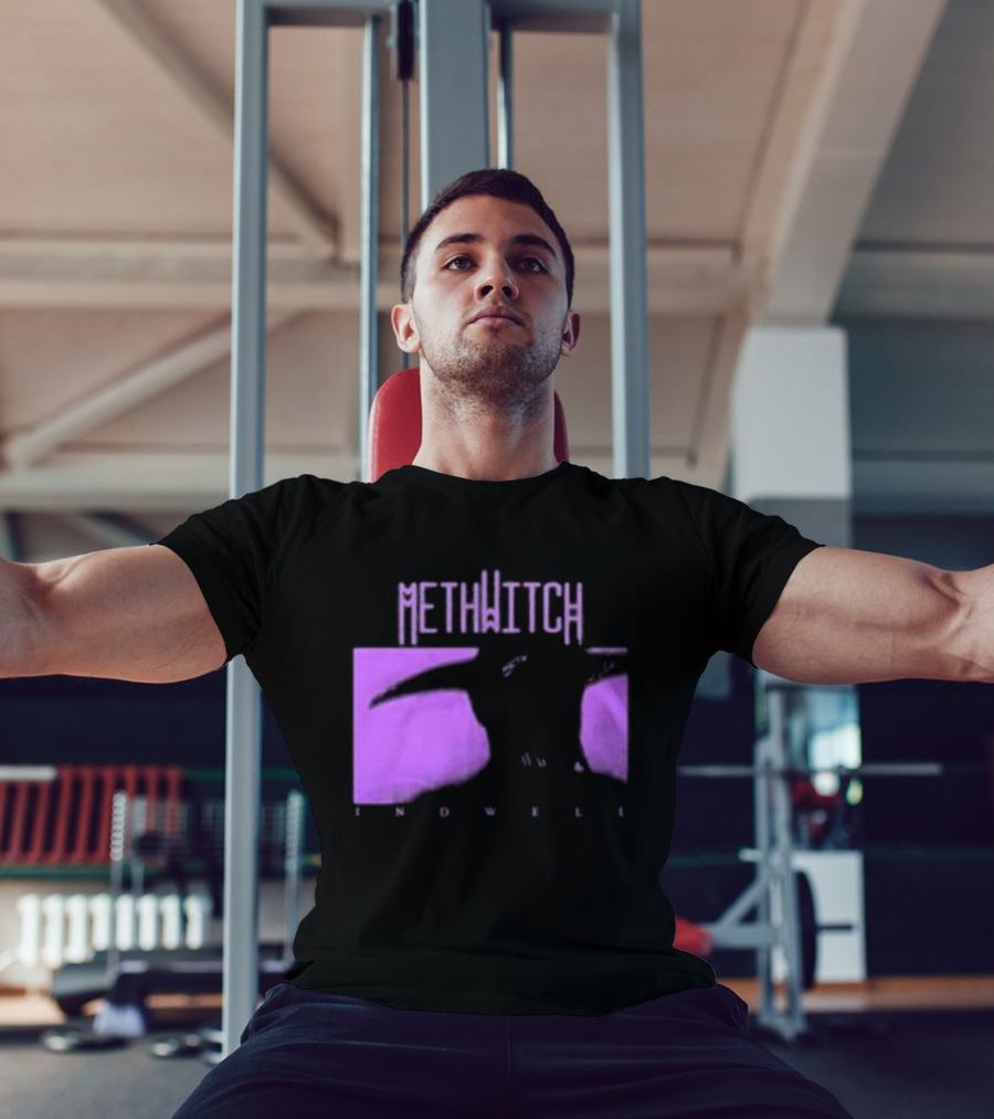 Methwitch Digital Well Records Indwell Mirror T-Shirt