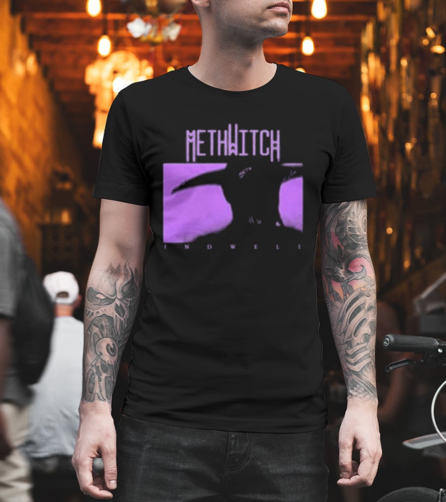 Methwitch Digital Well Records Indwell Mirror T-Shirt