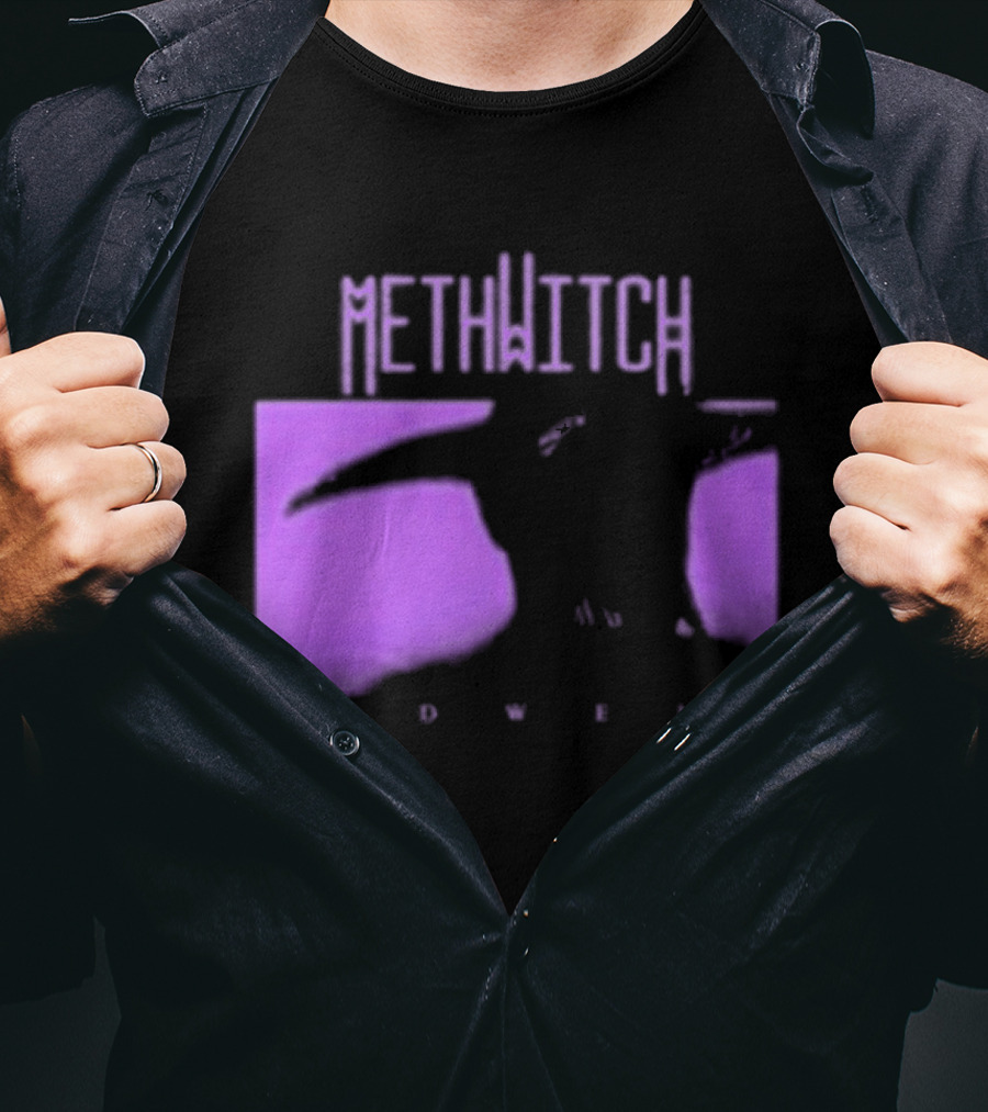 Methwitch Digital Well Records Indwell Mirror T-Shirt