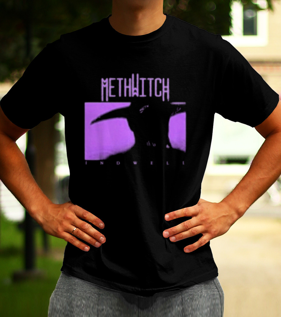 Methwitch Digital Well Records Indwell Mirror T-Shirt