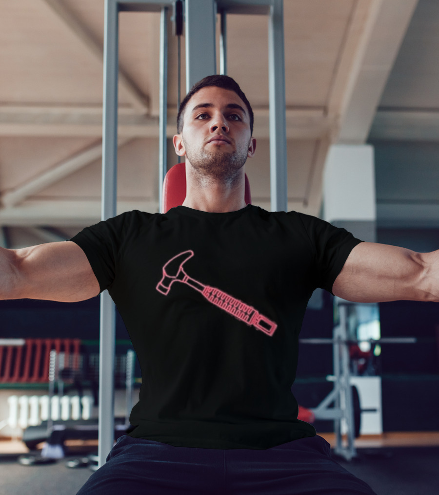 Dorohedoro Shin El Corazon Steady Hands Unique Pink Hammer T-Shirt