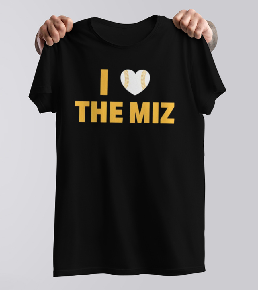 I Heart The Miz Baseball Jacob Misiorowski Milwaukee T-Shirt