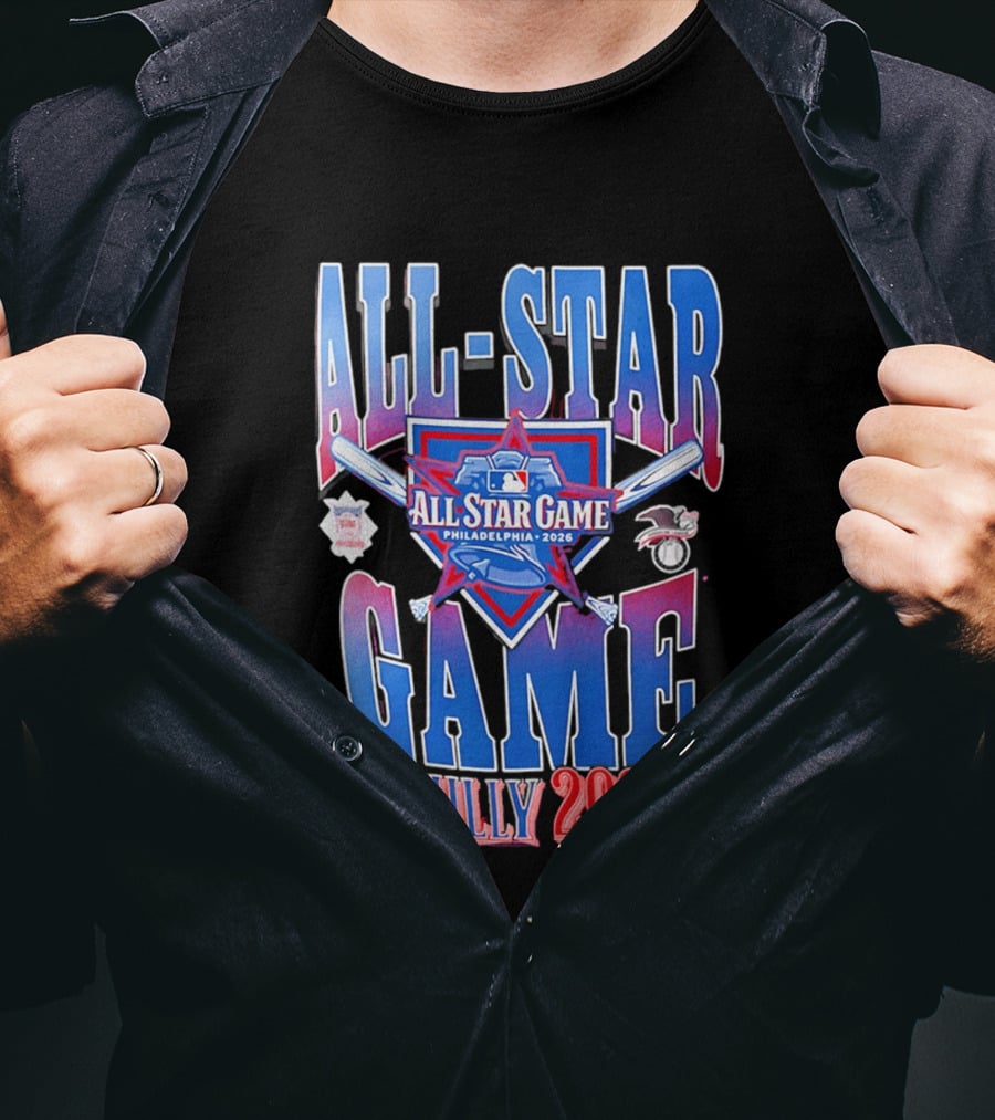 Philadelphia Phillies MLB All Star Game Philly 2026 Home Plate T-Shirt