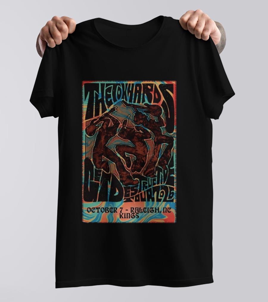 The Toxhards October 7 True Live Tour 2026 Raleigh Nc Kings T-Shirt
