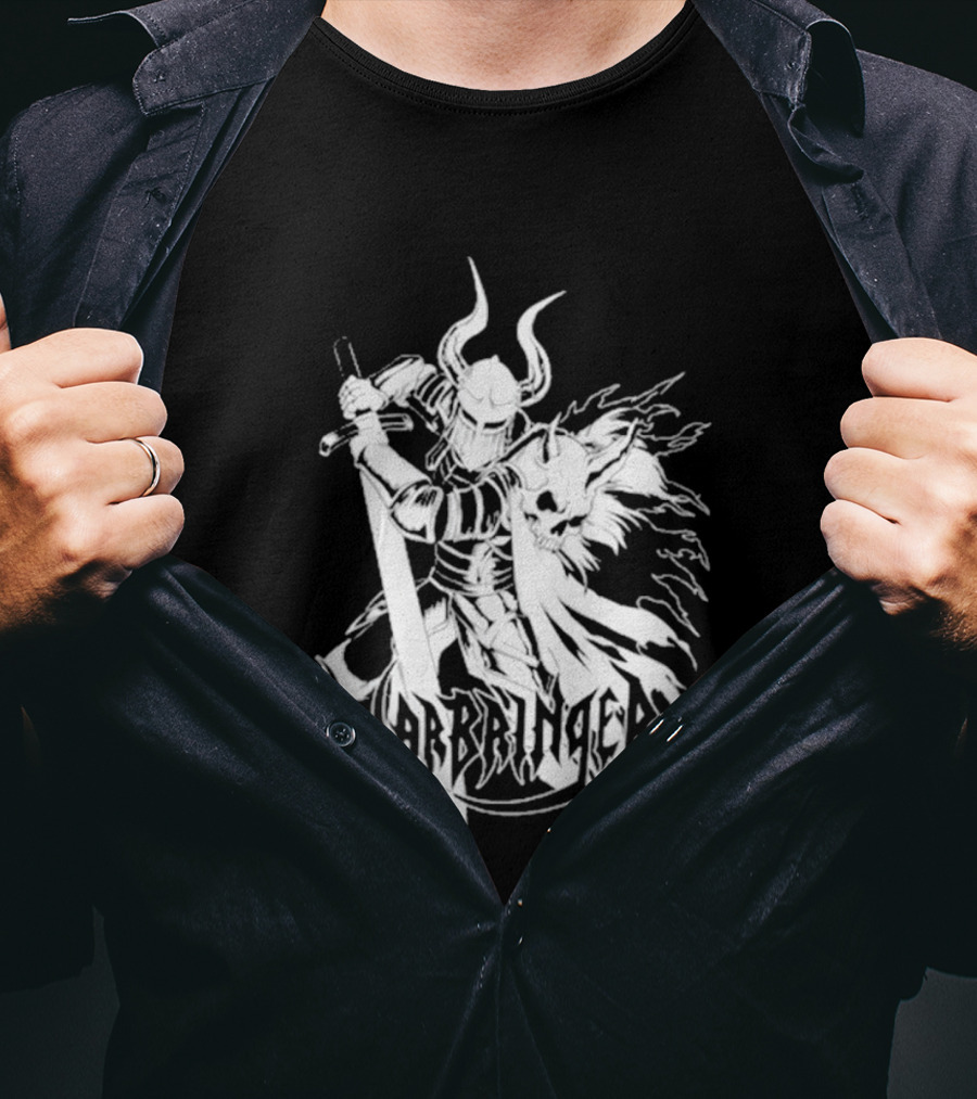 Warbringer Tour 2026 Viking Warrior Fantasy Art With Horned Helmet And Axe T-Shirt