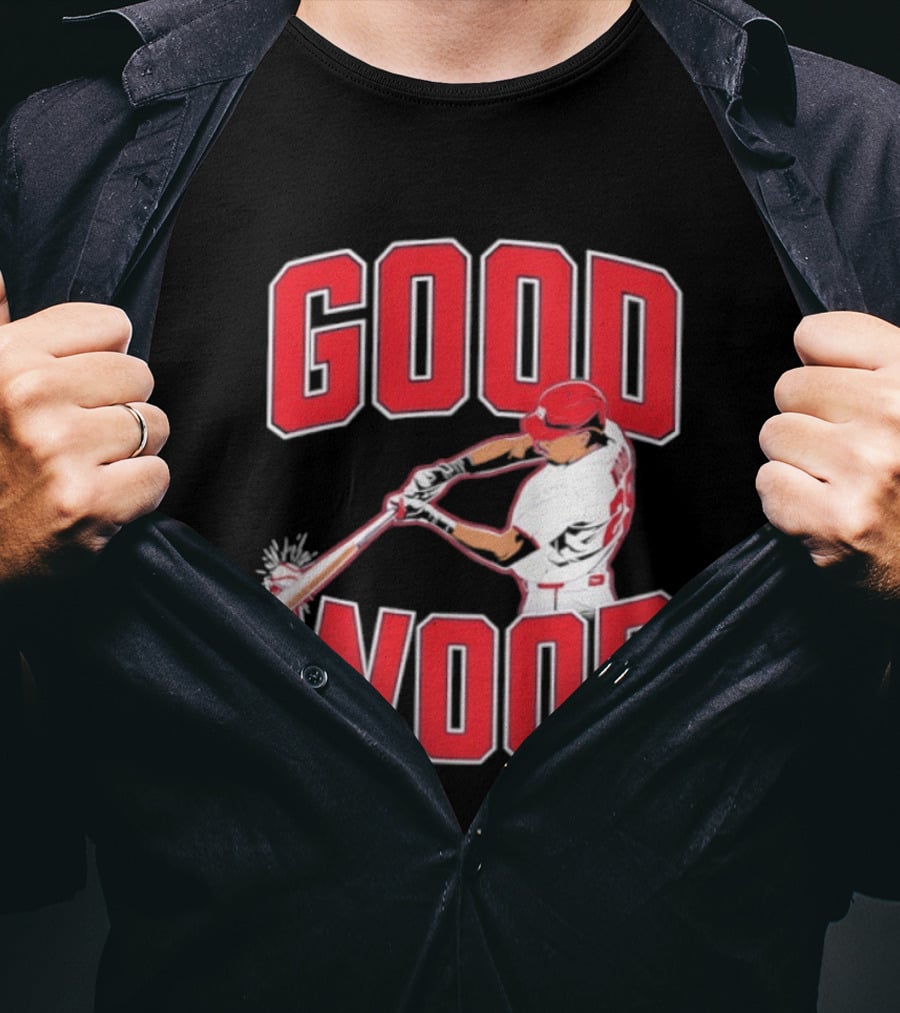Washington Baseball James Wood Good Wood Slugger Swing T-Shirt
