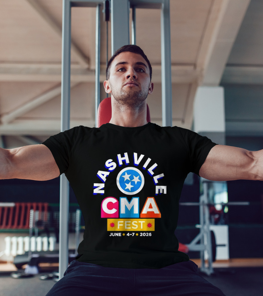 Nashville CMA Fest June 4 7 2026 Tennessee Titans T-Shirt