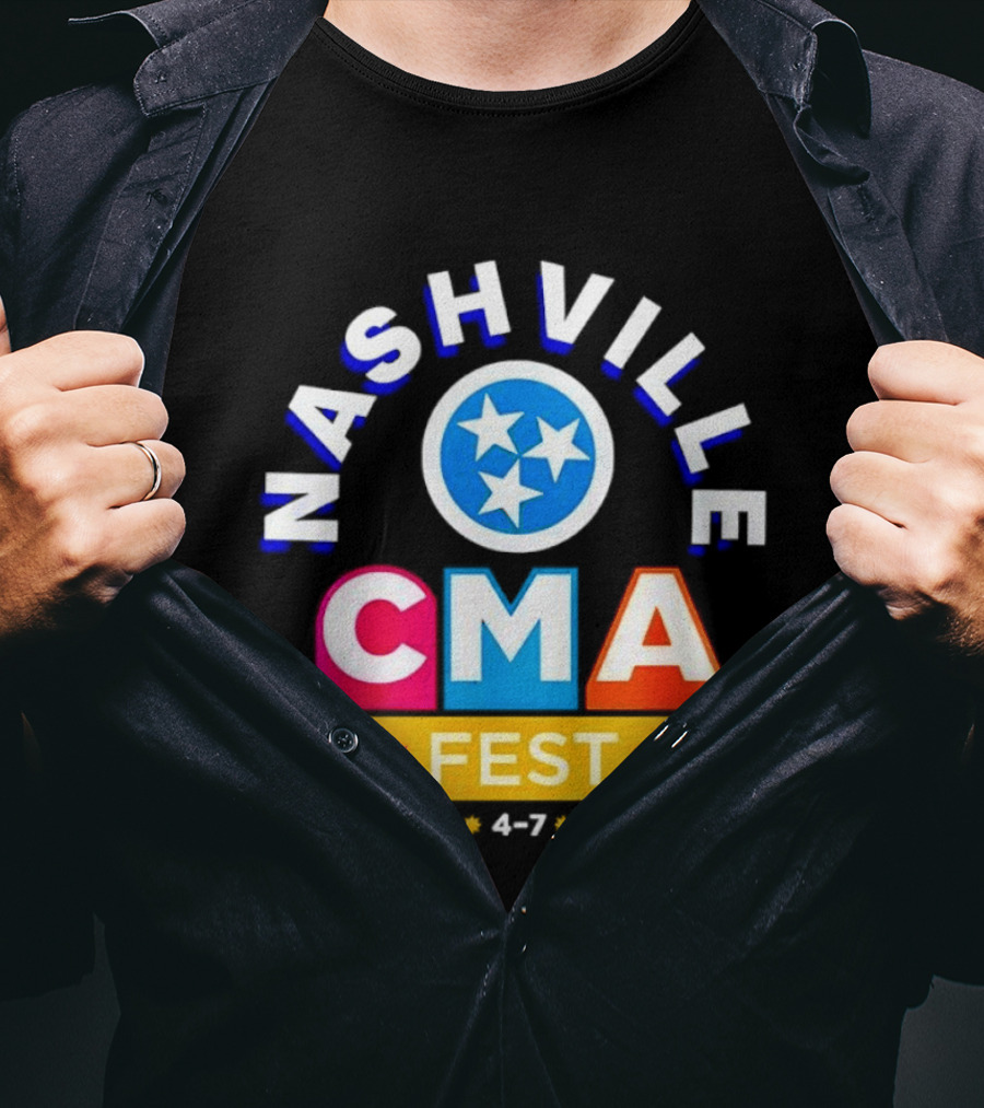 Nashville CMA Fest June 4 7 2026 Tennessee Titans T-Shirt