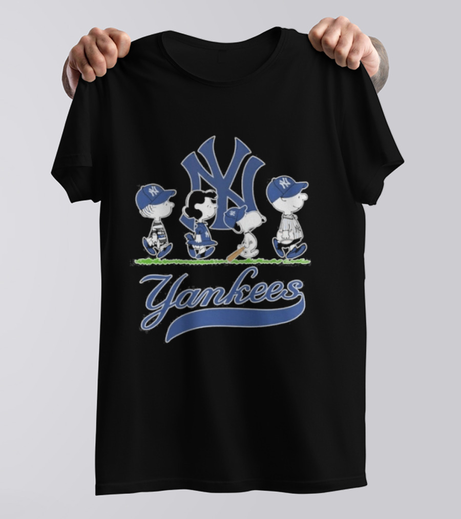 2026 Yankees Peanuts Abbey Road New York MLB T-Shirt