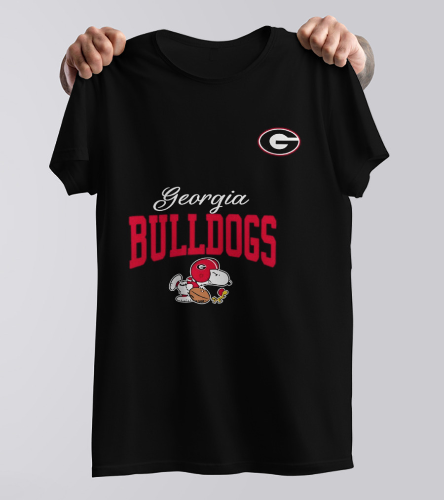 Georgia Bulldogs Snoopy Woodstock Forever Not Just When We Win T-Shirt