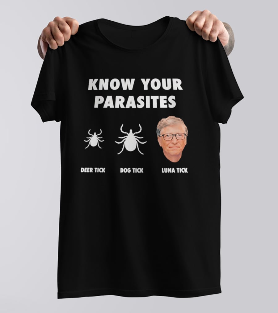 Know Your Parasites Deer Tick Dog Tick Luna Tick T-Shirt