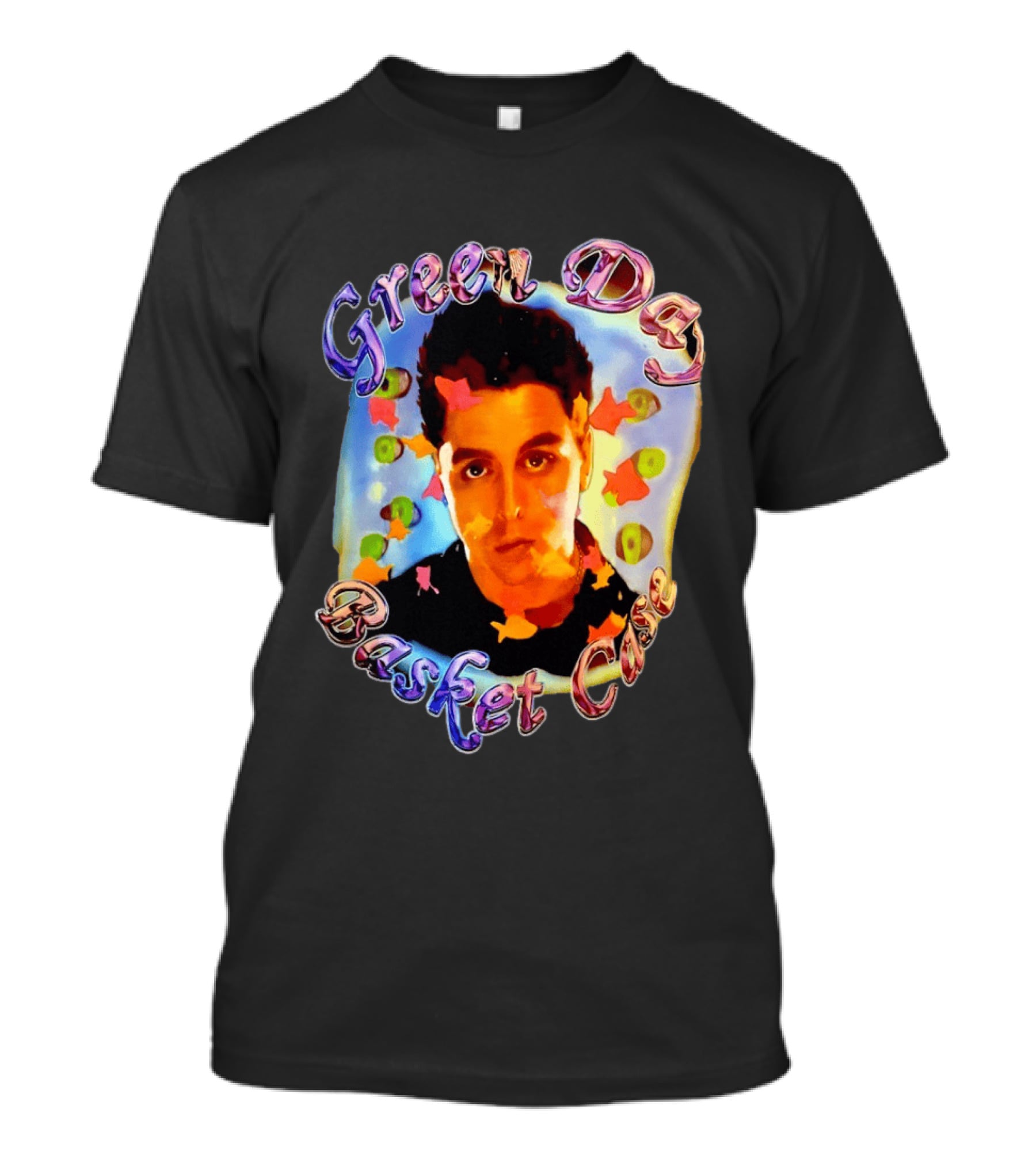 Green Day Basket Case Billie Joe Armstrong Colorful T-Shirt