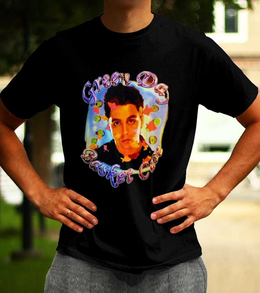 Green Day Basket Case Billie Joe Armstrong Colorful T-Shirt