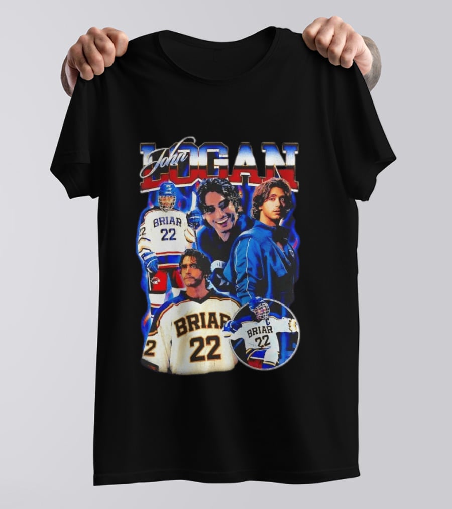 John Logan Briar 22 Hockey Collage T-Shirt