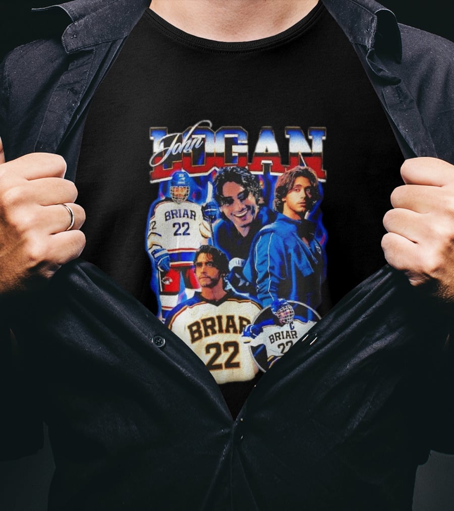 John Logan Briar 22 Hockey Collage T-Shirt
