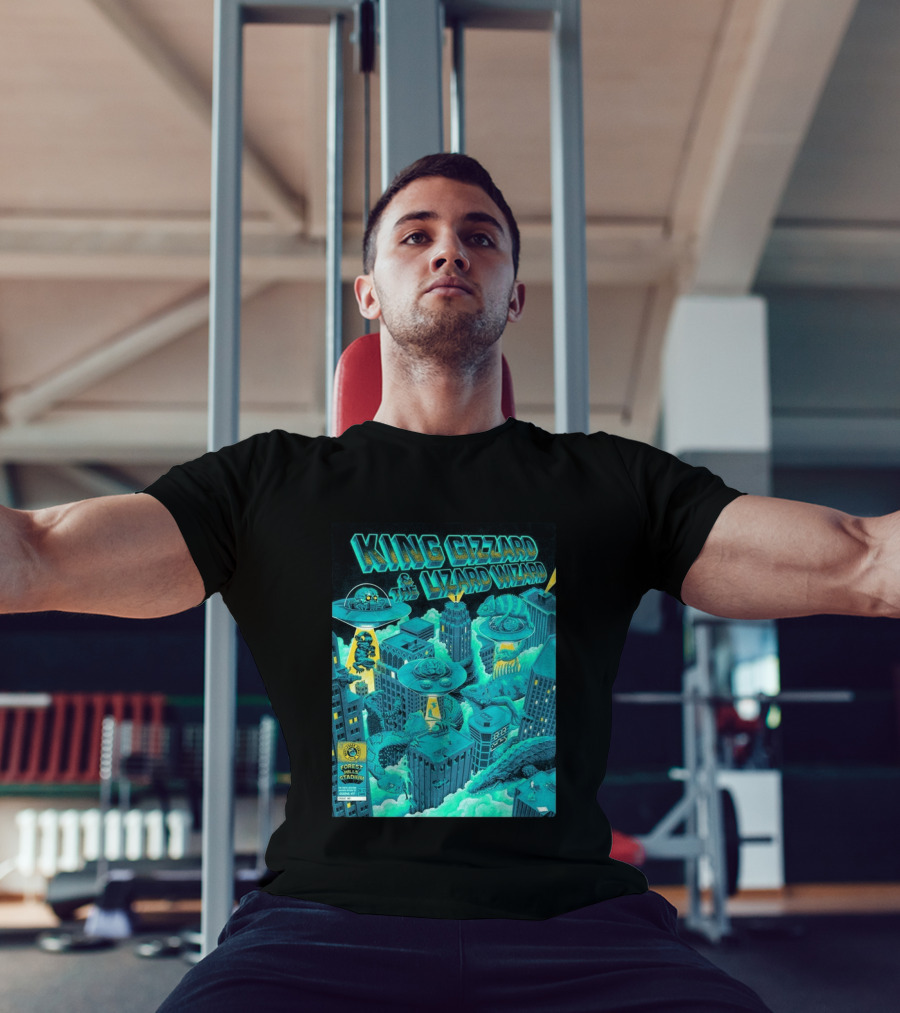 King Gizzard And The Lizard Wizard Forest Hills Stadium New York 2026 Event Reptilians Vs Alienoids August 20 21 T-Shirt