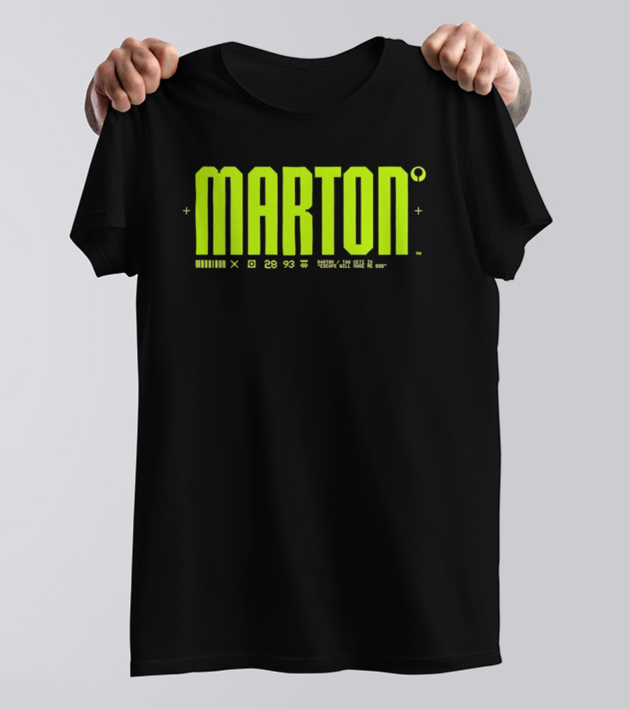 Marton Tau Ceti IV Escape Will Make Me God Sci Fi Retro Futuristic T-Shirt