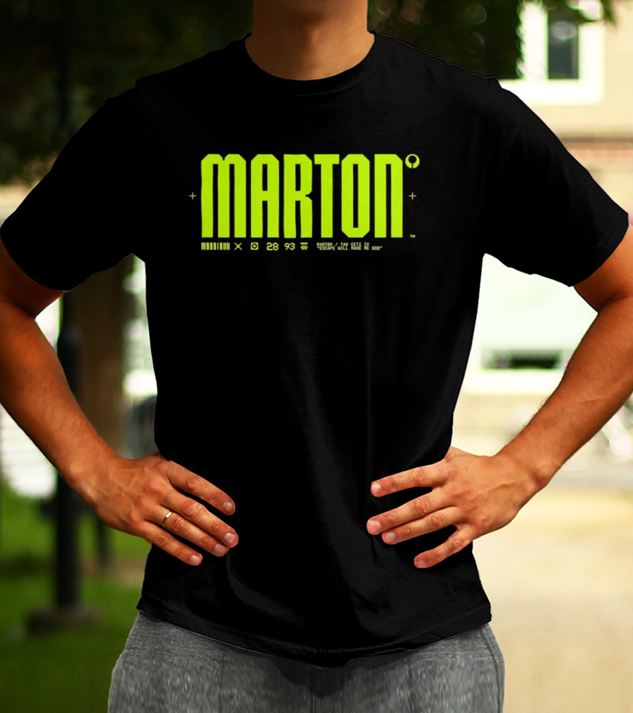 Marton Tau Ceti IV Escape Will Make Me God Sci Fi Retro Futuristic T-Shirt