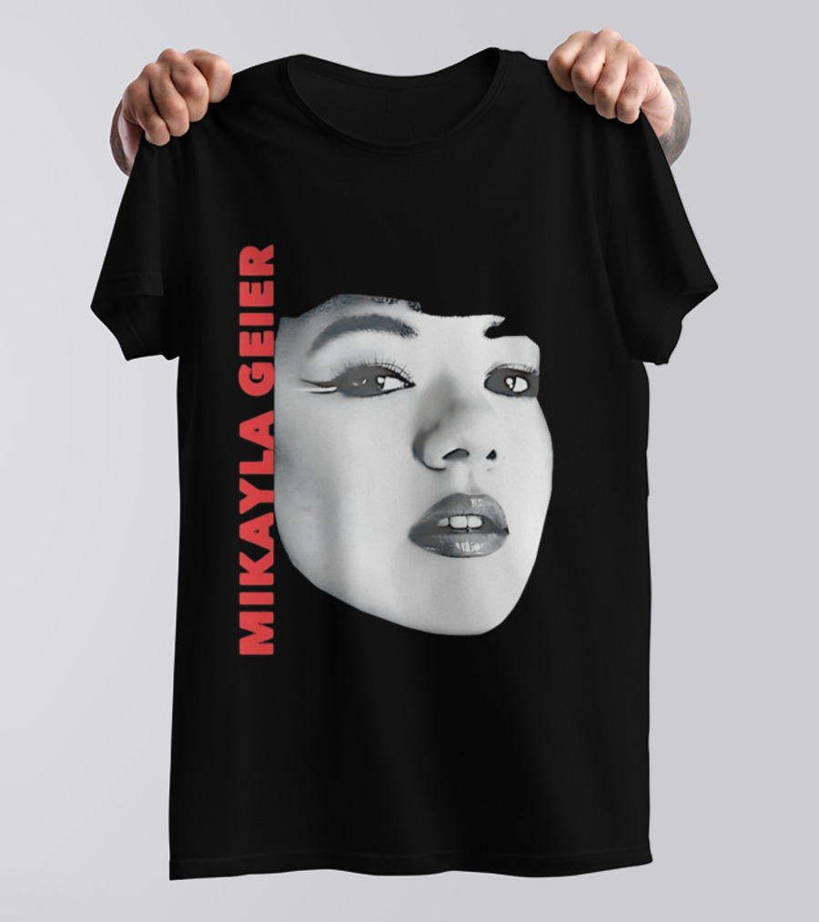 Mikayla Geier UK Tour Bold Monochrome T-Shirt