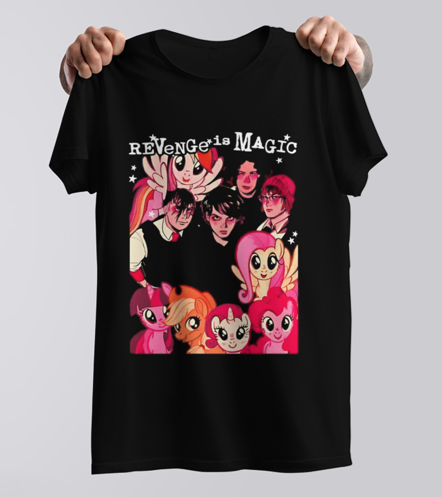 My Chemical Romance My Little Pony Revenge Is Magic Crossover Mashup T-Shirt